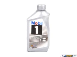 Turner Motorsport listing for Mobil 1 0W-40 engine oil, one-quart merchant package